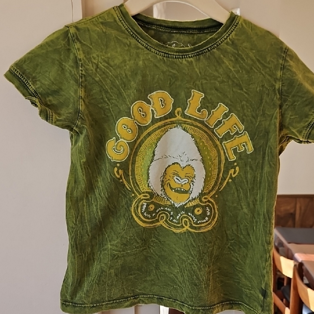 Green Graphic Kids T-Shirt
